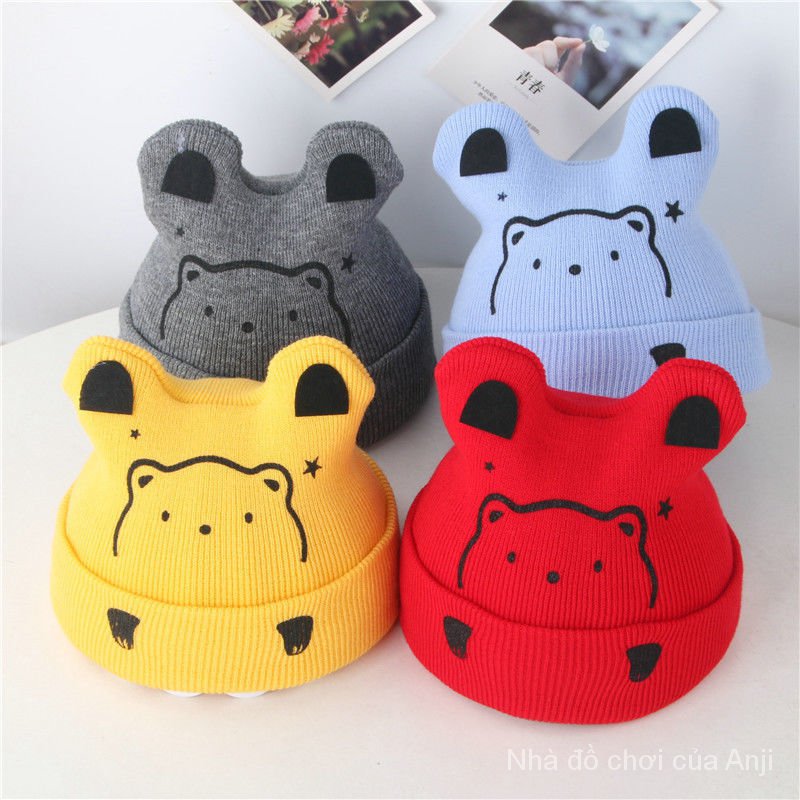 Baby Hat Baby Hat Warm Wool Knit Cap Boy And Girl Sleeping Hat