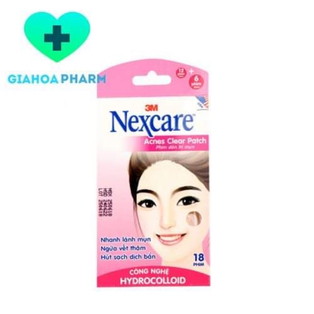 Miếng dán mụn Nexcare 3M - Băng dán hút dầu, mủ, ngừa thâm, giảm mụn hiệu quả, an toàn, bảo vệ da khỏi tia UV [nex care]