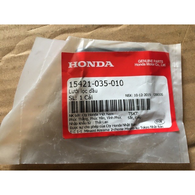 Lưới lọc dầu Honda