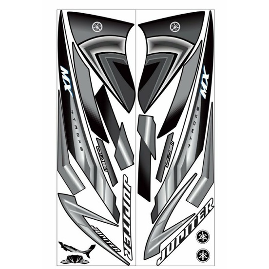 Tem rời dán xe jupiter mx