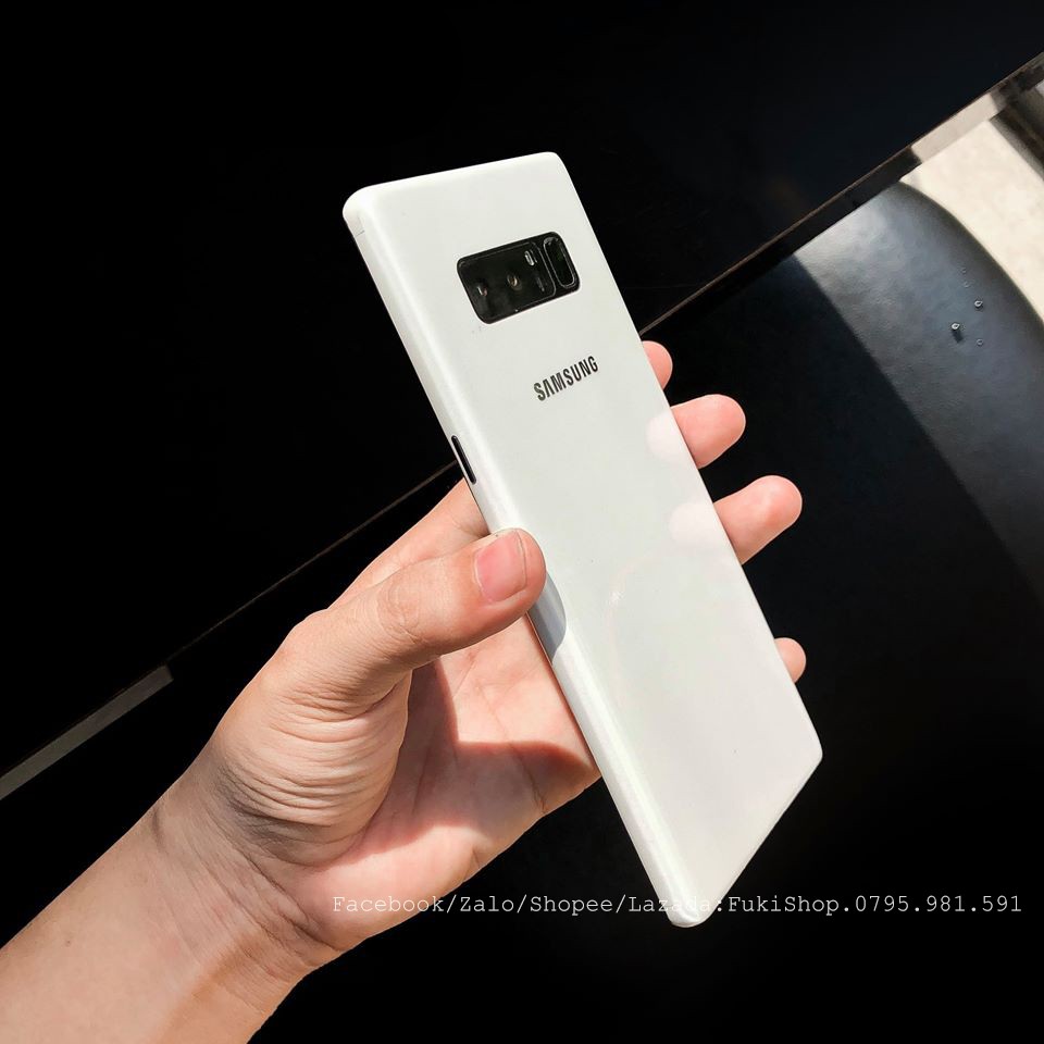 Tấm Dán Skin FULL Viền Matte White Pearl Note8 Note9 Note10 Note10+ Note10Lite ZFlip S20 S20Ultra S20+ S10 A70