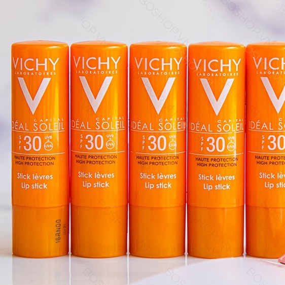 Son dưỡng môi chống nắng Vichy Ideal Soleil SPF 30+ 4.7ml Lip Stick Nội địa Pháp
