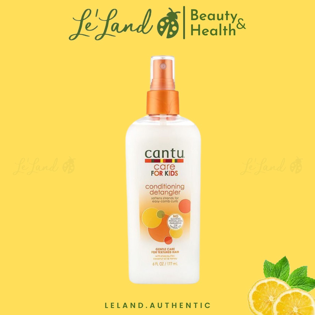 Cantu - Xả khô cho bé Cantu Care For Kids Conditioning Detangler 177ml
