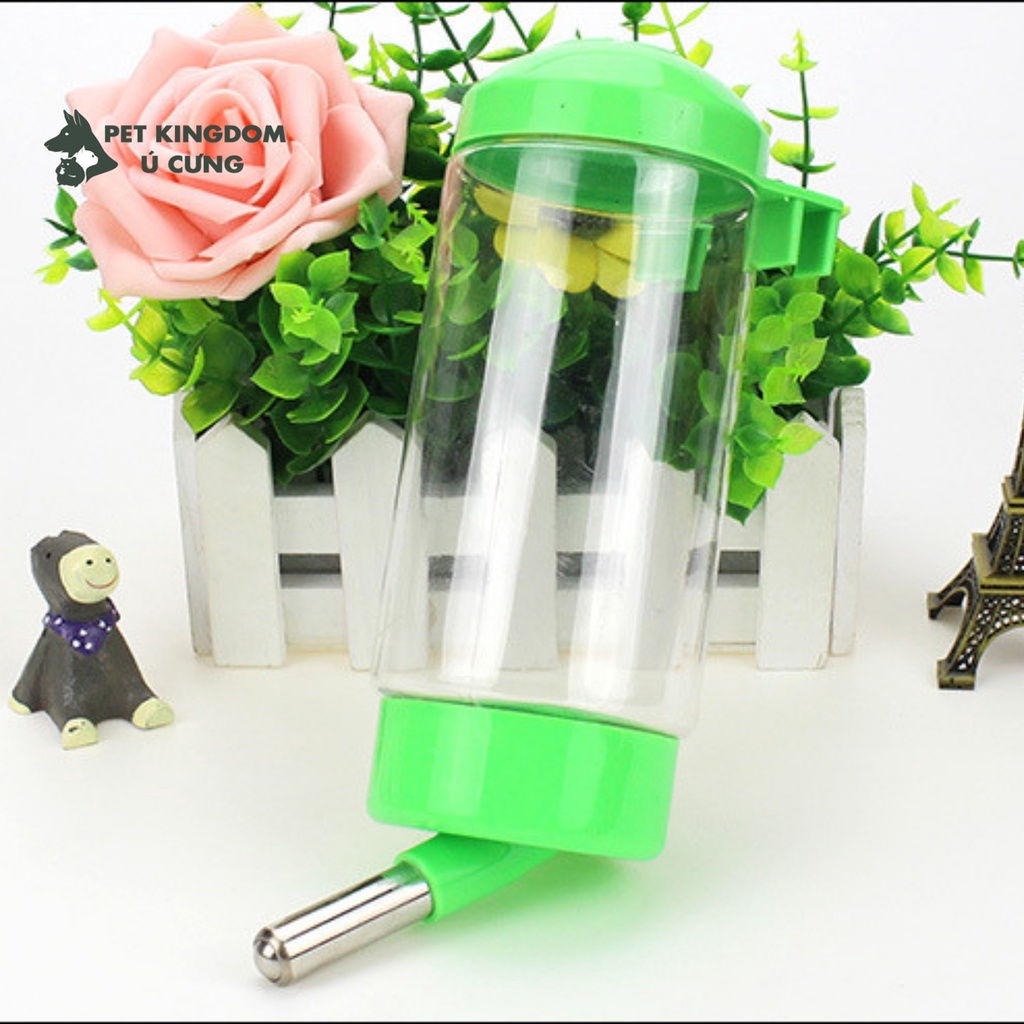 Bình Nước Chó Mèo Gắn Chuồng 400ml