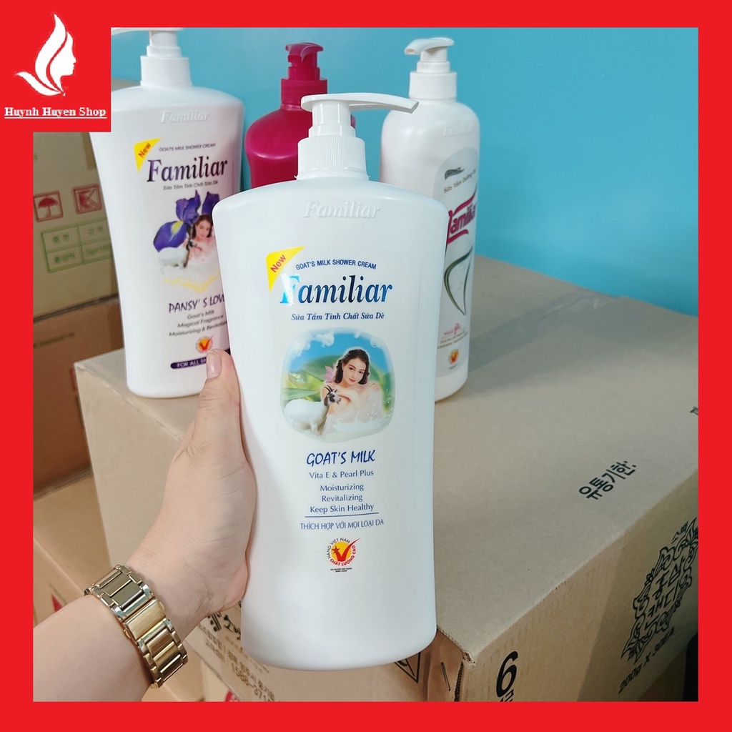 Sữa tắm Familiar hương hải mã Ducha  & collagen chai lớn