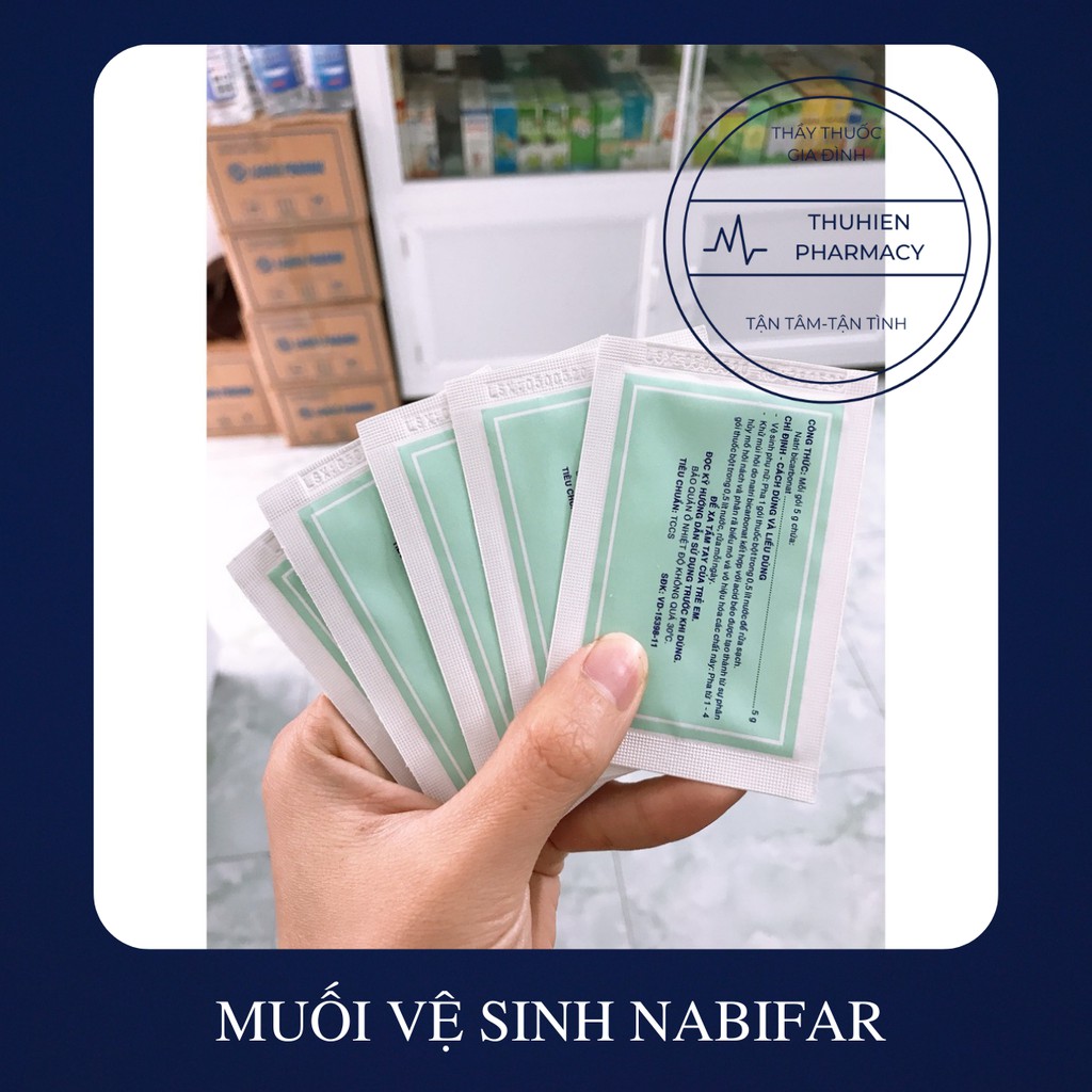 MUỐI VỆ SINH NABIFAR HỘP 10 gói