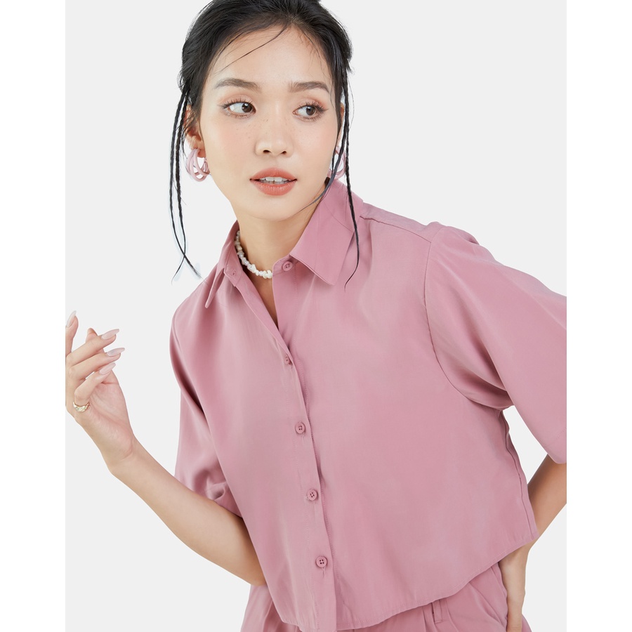 Áo Sơ Mi Nữ Thời Trang JUNO Kiểu Nút Sau JNASM012