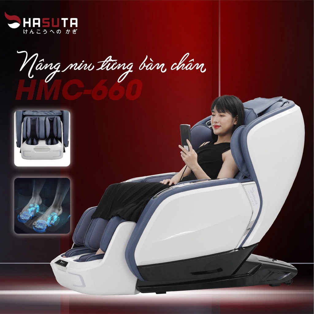 Ghế Massage Hasuta HMC-660 - Bảo hành Chính hãng 6 năm