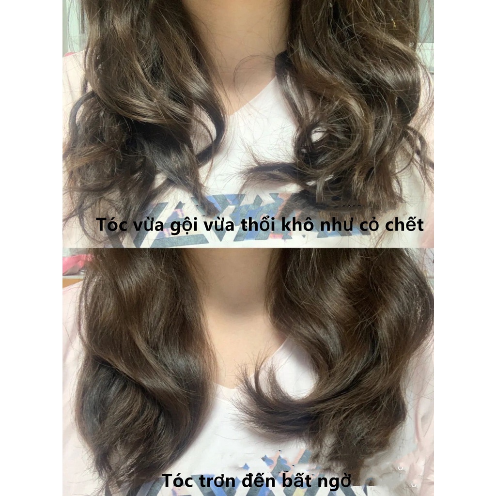 Tinh dầu hoa hồng Plustwo Chăm sóc tóc xoăn và tóc nhuộm Cải thiện độ khô và ngăn ngừa xoăn cứng