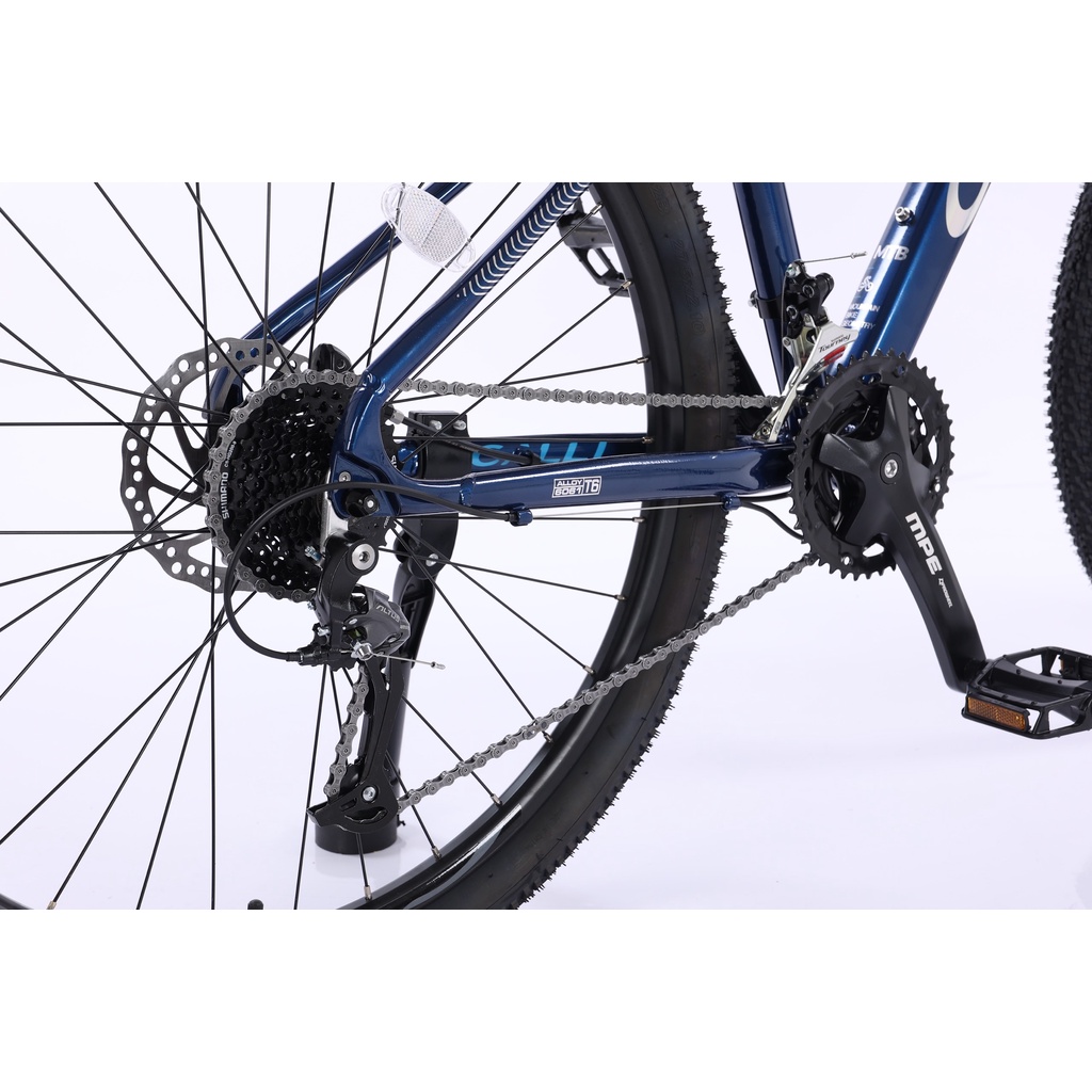 Xe đạp địa hình CALLI 5100 2023 khung hợp kim nhôm ALLOY 6061 T6 không mối hàn 24 tốc độ