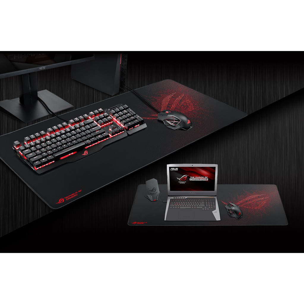 Miếng Lót Chuột Lớn 80X30cm Chơi Game (Asus Republic Of Gamers )