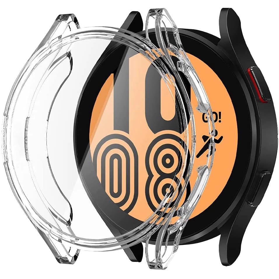 Ốp Bảo Vệ Mặt Đồng Hồ Kèm Miếng Dán Màn Hình Cho Samsung Galaxy Watch 4 40mm 44mm