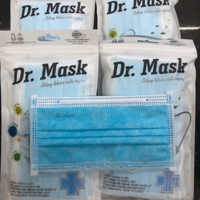 Khẩu trang 3 lớp Dr.mask (10 cái /túi)