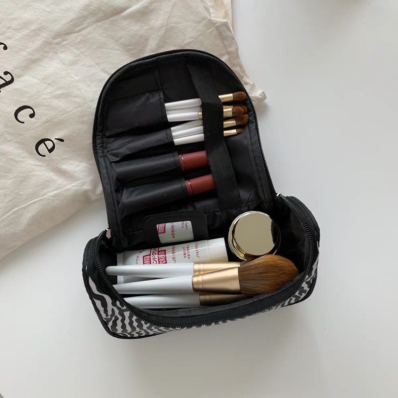 [SẴN] Túi đựng mỹ phẩm chất dù chống thấm nước ✨ túi du lịch đựng make up