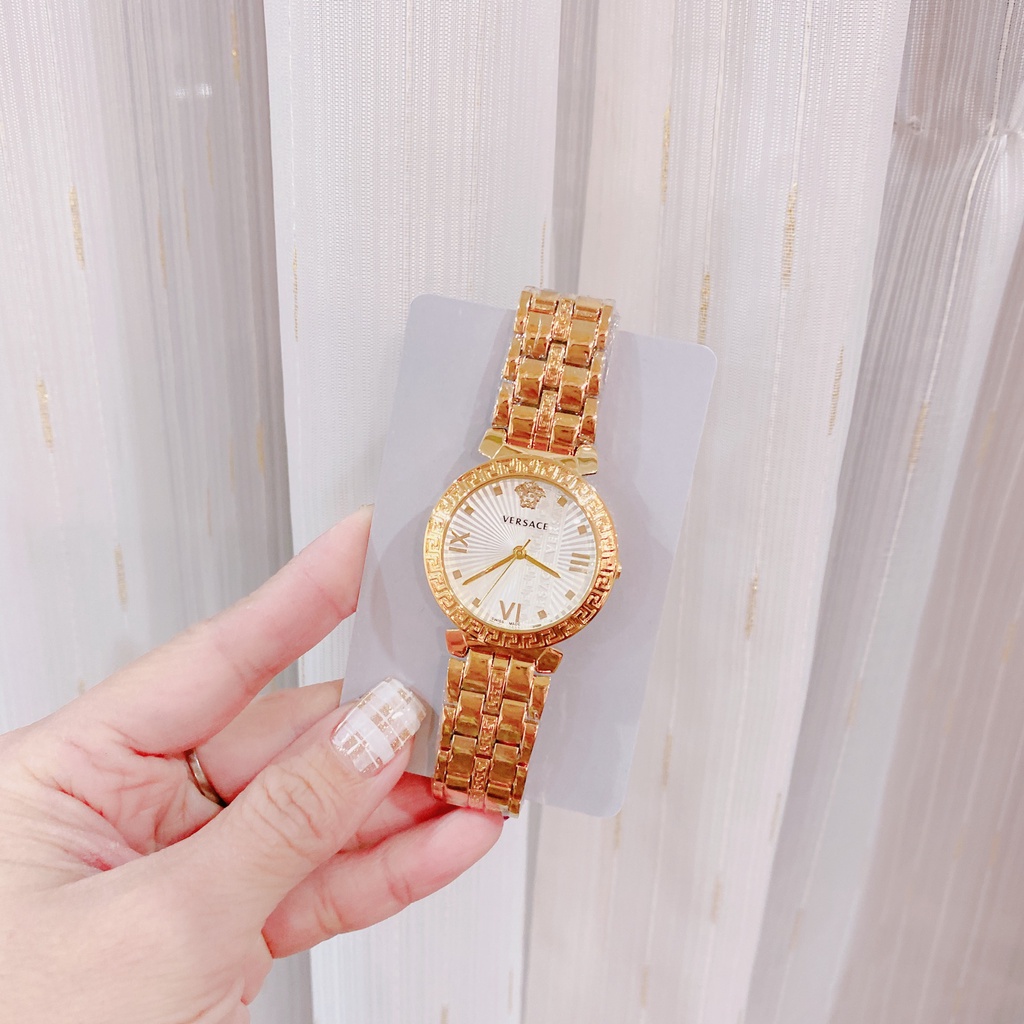 Đồng hồ nữ đeo tay đẹp VERSACE thời trang  cao cấp dây thép không gỉ chống nước bảo hành 12 tháng - DHN 17 | BigBuy360 - bigbuy360.vn