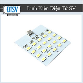Module 20 bóng LED siêu sáng nguồn micro USB- Linhkiendientusv.vn