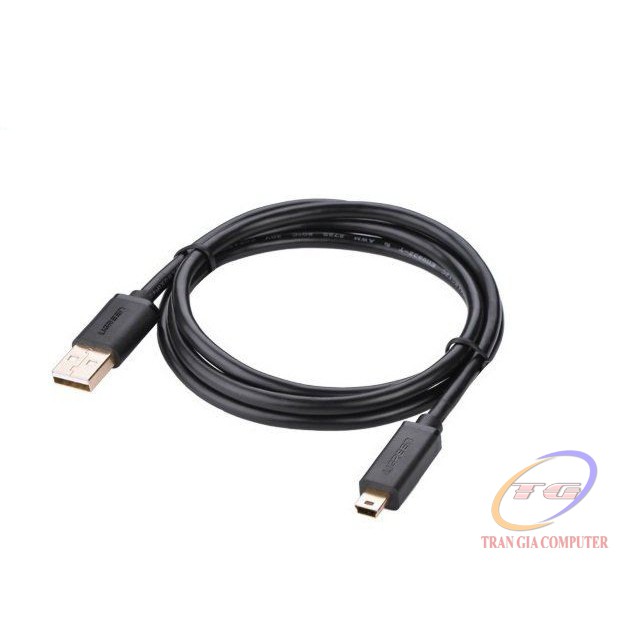 Cáp USB 2.0 to USB Mini 3m mạ vàng Ugreen 10386