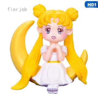 SAILOR MOON Mô Hình Nhân Vật Thủy Thủ Mặt Trăng Chống Thấm Nước Không Phai Sưu Tầm Trang Trí
