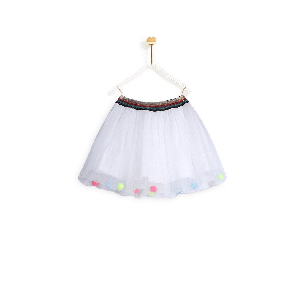 Chân Váy Bé Gái M.D.K Pom Pom Mesh Skirt M.D.K - công chúa, xinh xắn