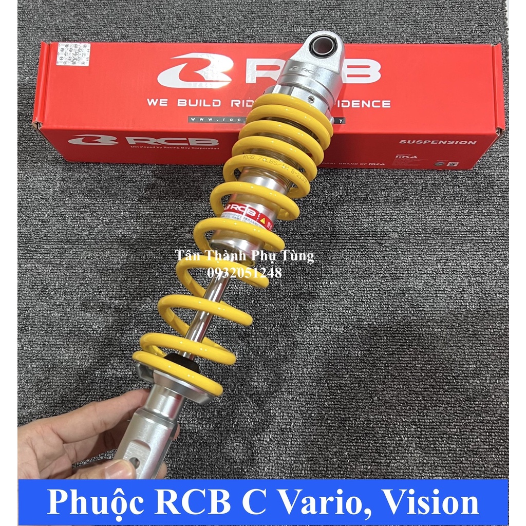 Phuộc RCB C Vario, Vision Màu Vàng chính hãng Phutungxe