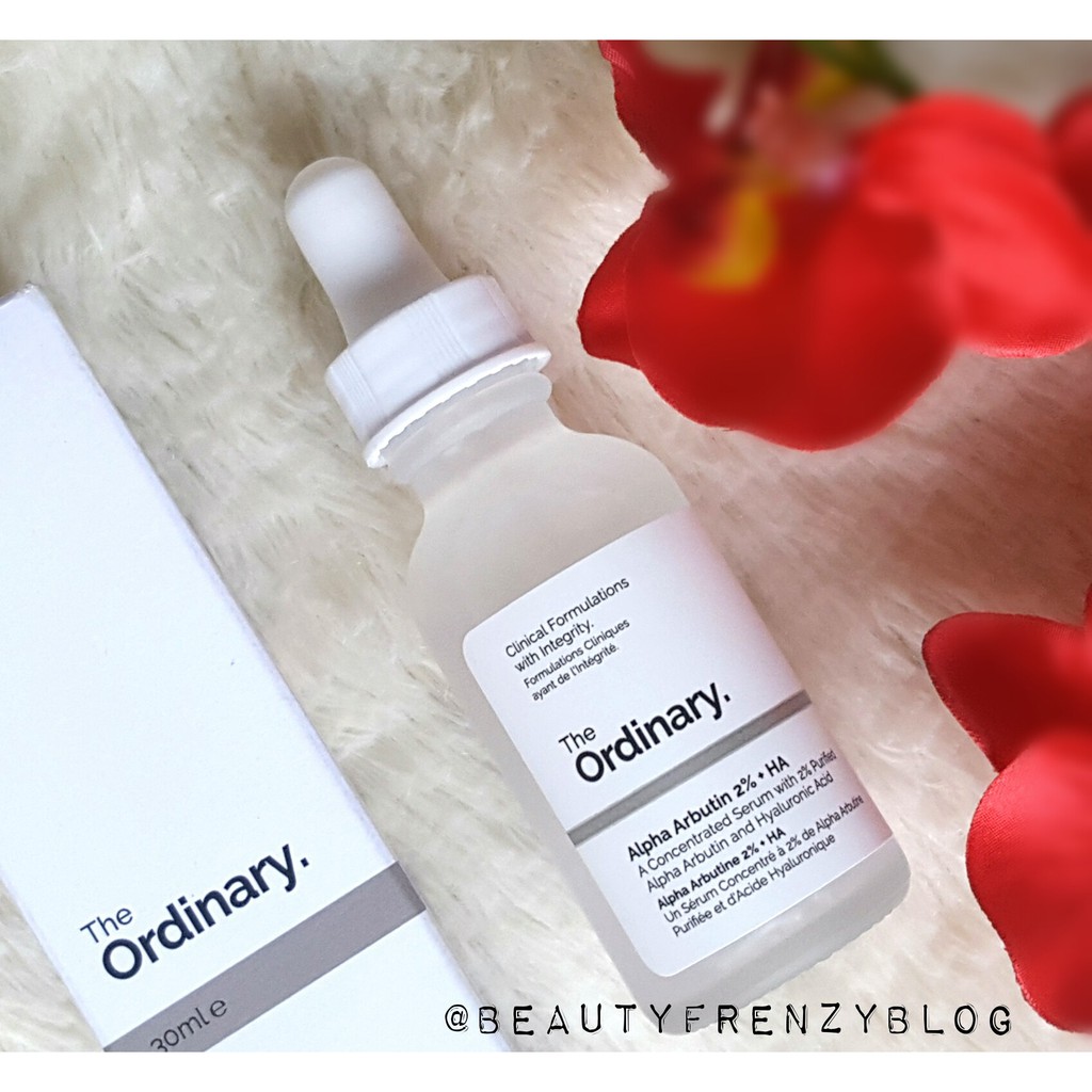 Tinh chất dưỡng trắng da The Ordinary Alpha Arbutin 2% + HA Concentrated Serum 30ml