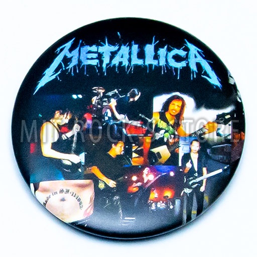 Huy hiệu (Pin) Metallica  - Dùng cài áo, mũ, ba lô, túi.... - Hàng xuất xứ Thái Lan