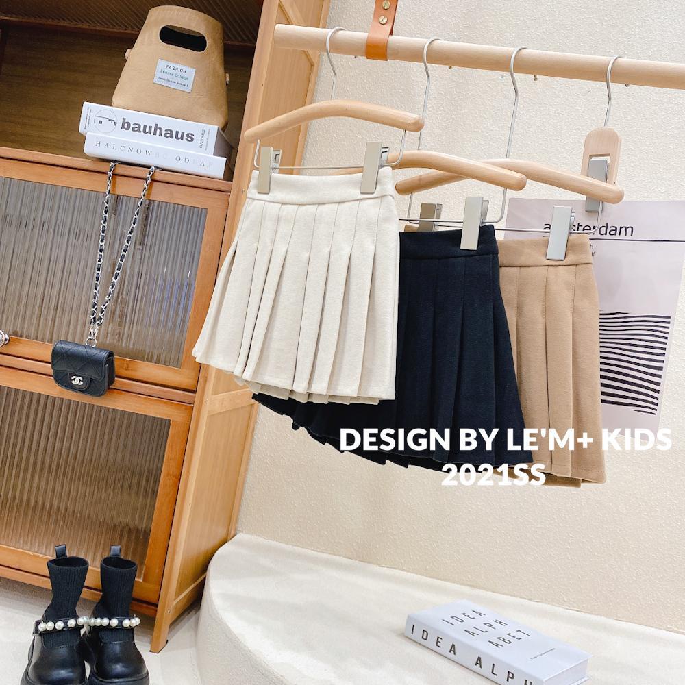 Chân Váy Ngắn Xếp Ly Ba Chiều Phong Cách Châu Âu Cho Bé Gái