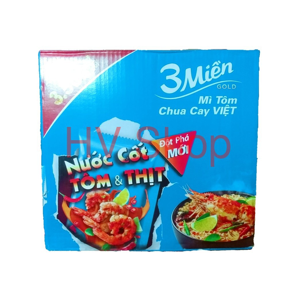 [Giá sĩ] Mì 3 Miền Gold Tôm Chua Cay VIỆT