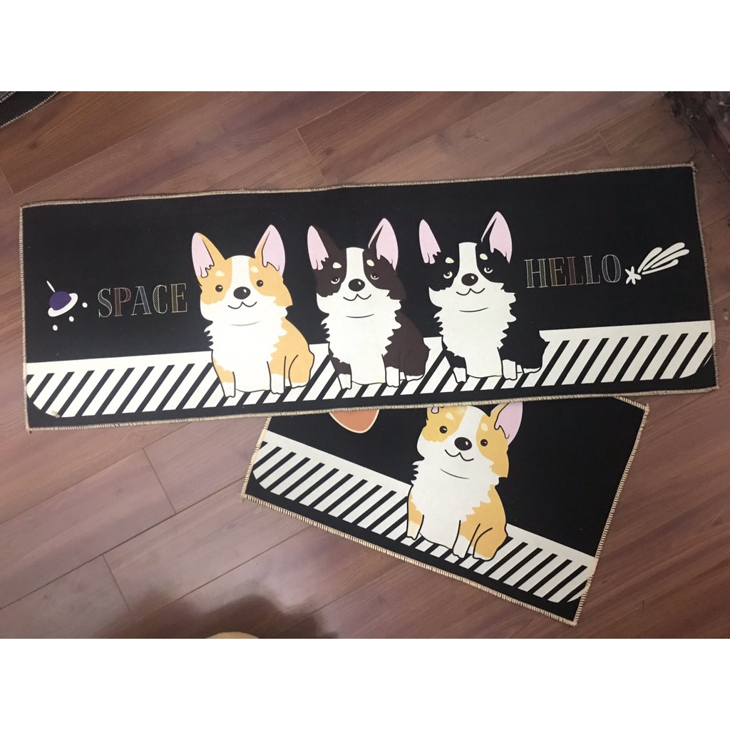 Combo thảm nhà bếp họa tiết Fhome