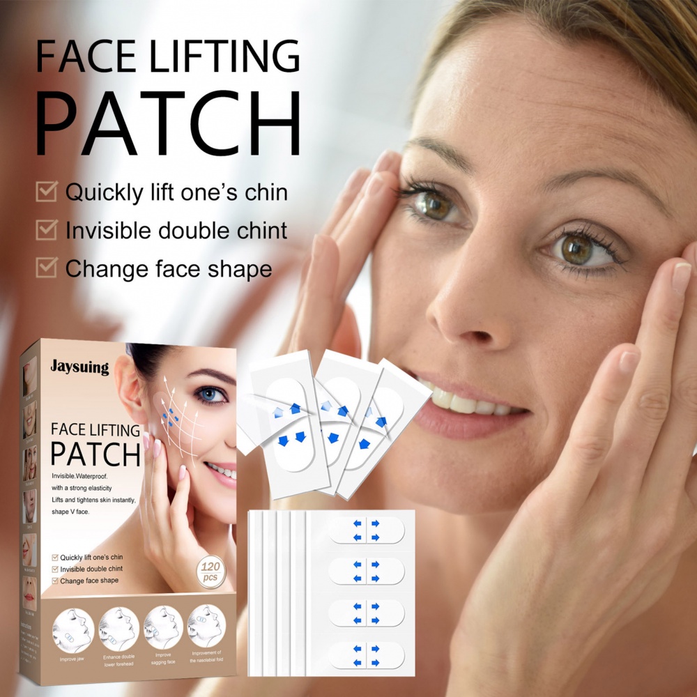 [Hàng mới về] Set 120 miếng dán nâng cơ mặt vô hình chống nếp nhăn chống thấm nước tiện dụng