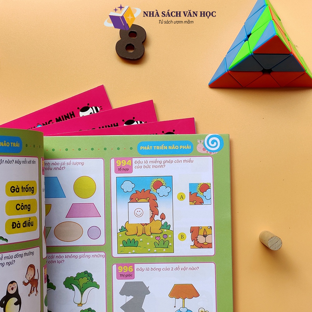 Sách - 1088 Câu Đố Phát Triển Trí Tuệ 3 - 4 Tuổi
