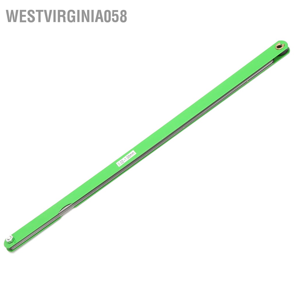 Có thể bán buôn Máy đo khoảng cách 300mm Gap Feeler 17 lưỡi Công cụ độ dày bằng thép không gỉ 0 02-1mm Westvirginia058 Hàng giao ngay