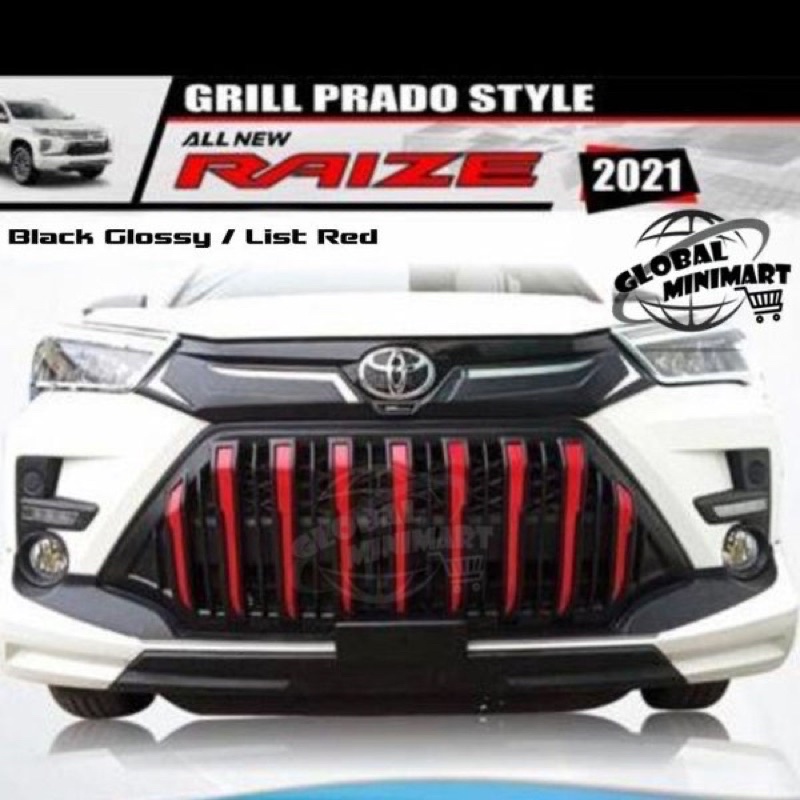 Ca lăng Toyota Raize mẫu Prado nhập Indonesia