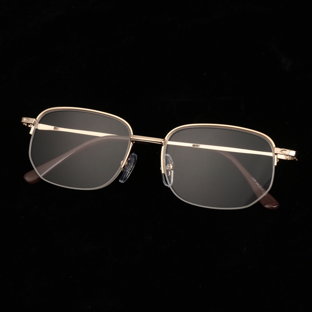 Kính Đọc Sách Gọng Nửa Gọng Kim Loại Độ Phân Giải Cao + 1.00 ~ + 4.00