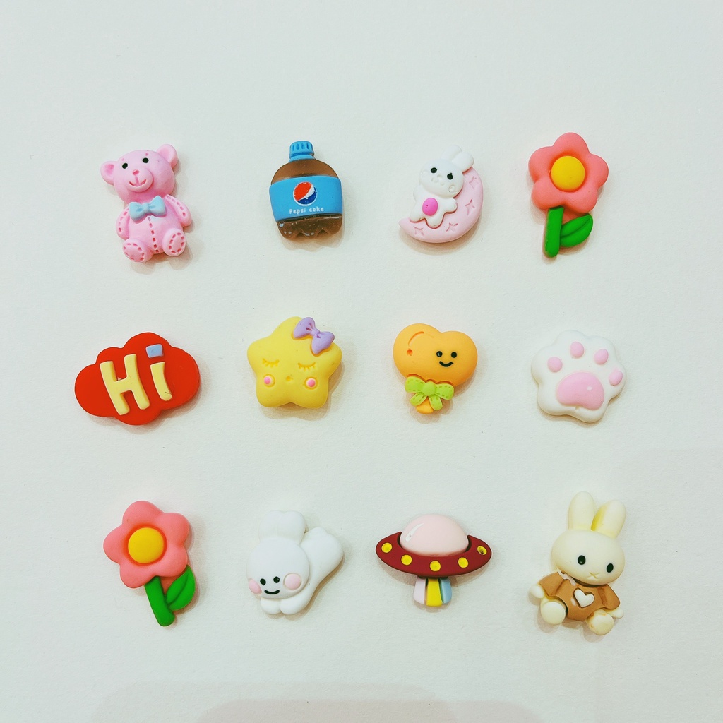 Hình dán nổi sticker 3D trang trí bình nước, ốp điện thoại dễ thương
