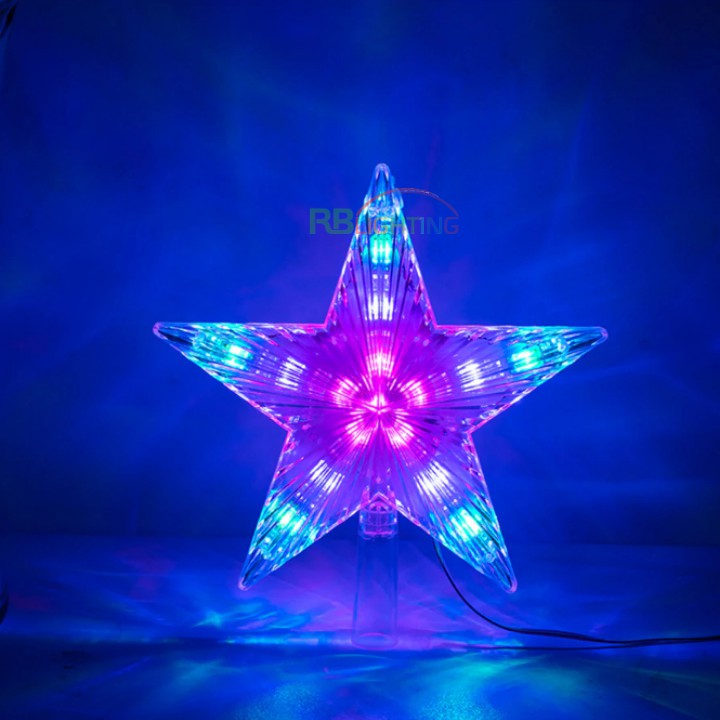 ĐÈN LED CHỚP NHÁY NGÔI SAO MAY MẮN TRANG TRÍ CÂY THÔNG NOEL