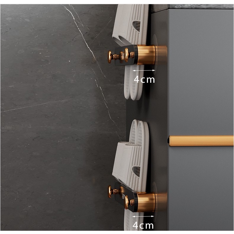 [Black Gold] Kệ để dép Ponny, Kệ treo khăn cao cấp Ponny phong cách sang trọng, lịch sự