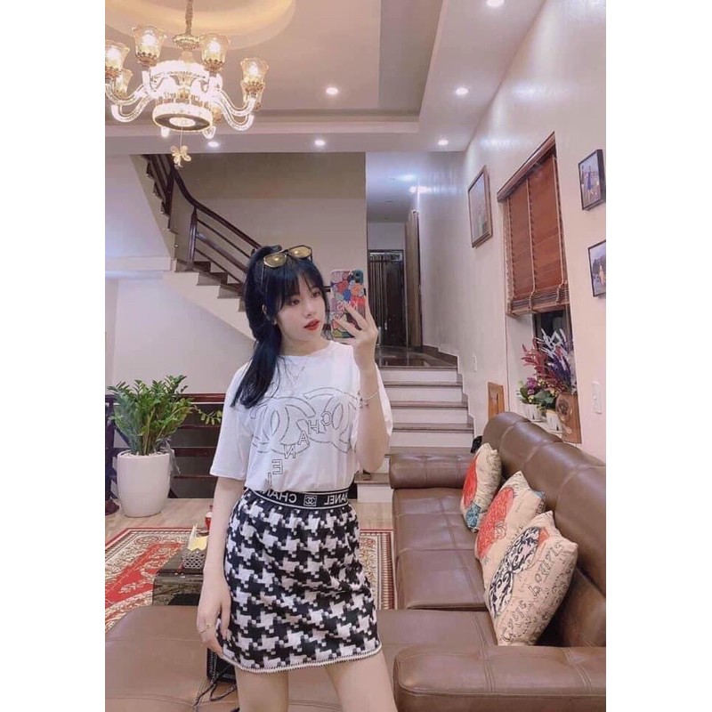 [Mã FAGREEN245 giảm 10% tối đa 30K đơn 99K] Set phông CNL + chân váy zizac | BigBuy360 - bigbuy360.vn
