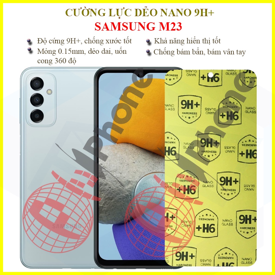 Dán cường lực dẻo nano trong hoặc nhám cho Samsung M23 5G
