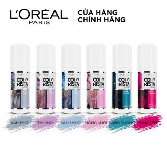 Xịt Nhuộm Tóc Loreal Colorista Spray