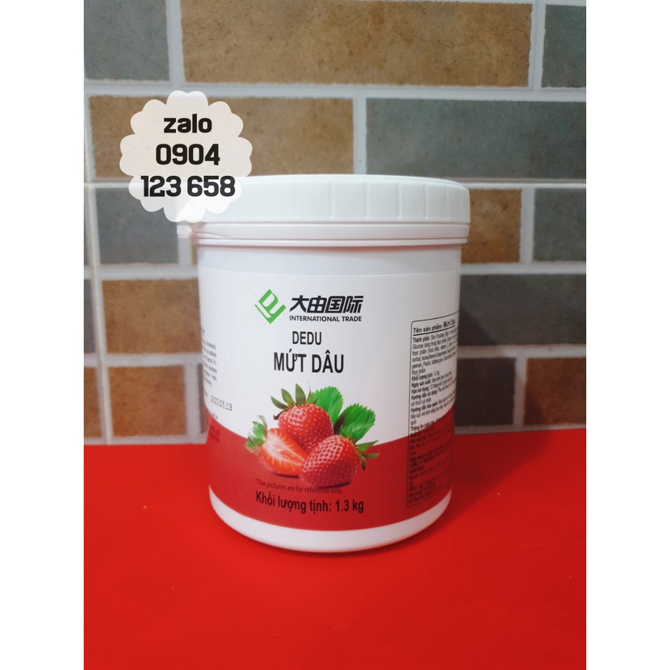 Mứt DEDU hũ 1,36kg - làm trà hoa quả cực ngon