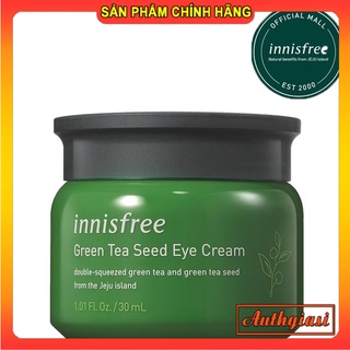 [Mới 2019] Kem dưỡng mắt Innisfree Green Tea Seed Eye Cream chiết xuất hạt trà xanh 30ml
