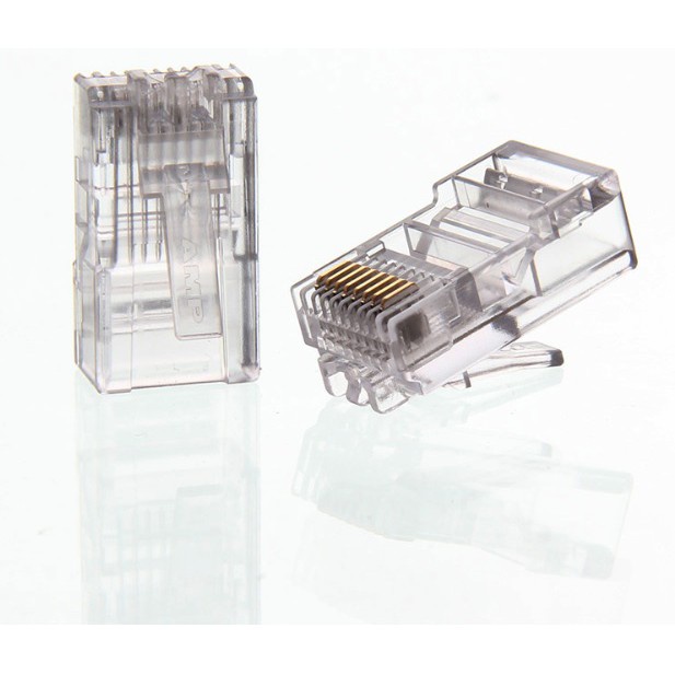 RJ45 100 Cái  Hạt mạng, Đầu Bấm Mạng RJ45, (100 cái/ Túi)