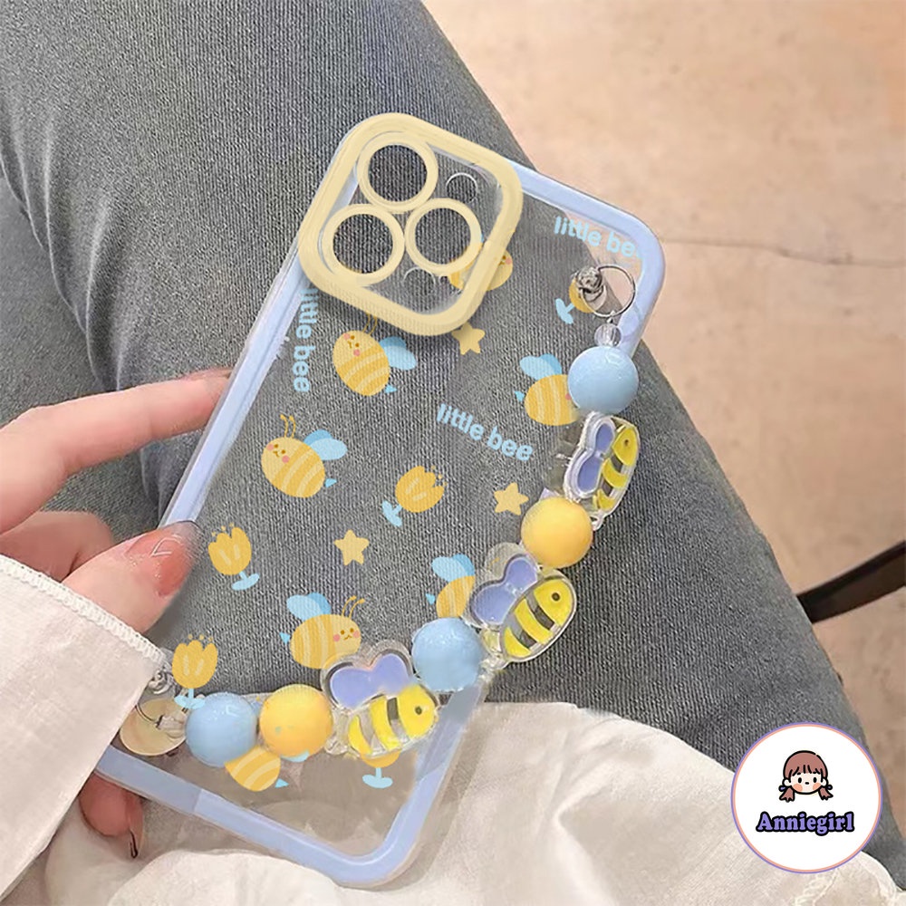 Ốp Điện Thoại Tpu Dẻo Họa Tiết Hoa Cúc Có Dây Đeo Chống Sốc Cho iPhone 12 11 Pro Max X Xr 8 7 Plus