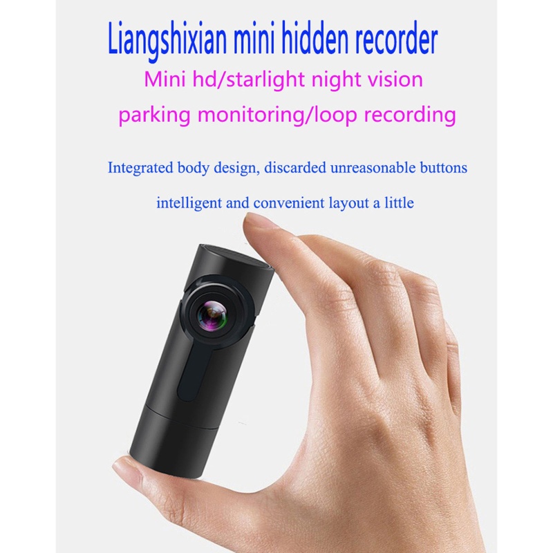 Camera Hành Trình Mini Không Dây Hỗ Trợ Tầm Nhìn Ban Đêm Chuyên Dụng Cho Xe Hơi