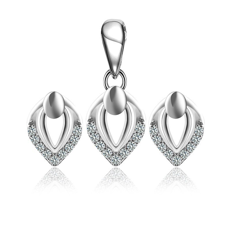 EROPI -Bộ trang sức bạc 925 Xi Bạch Kim Featured Eropi