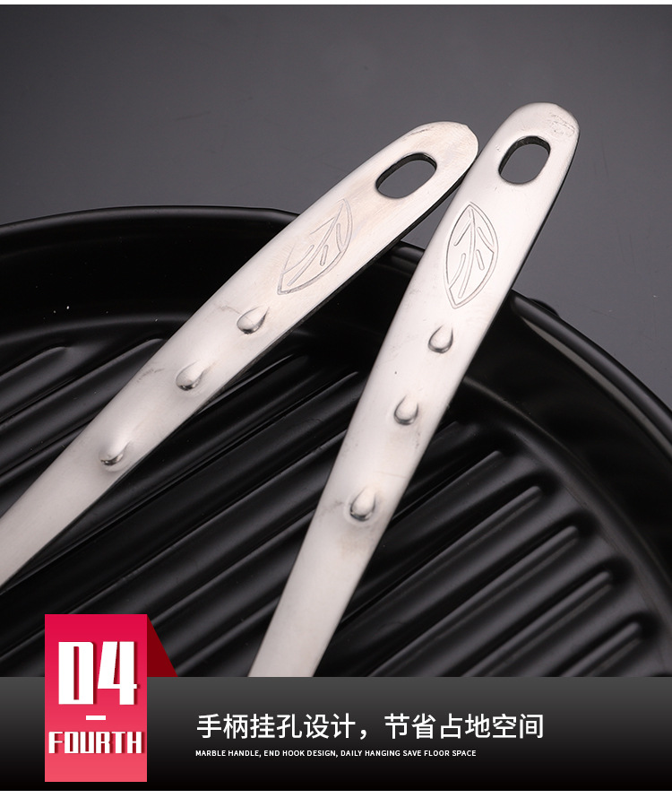 Bộ Muỗng Múc Canh Bằng Thép Không Gỉ Thiết Kế Vỏ Sò Tiện Dụng