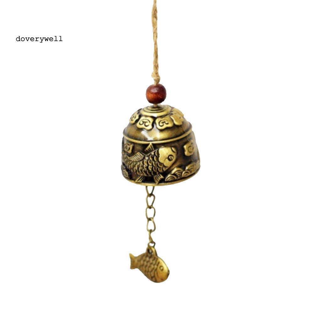 Chuông gió treo trang trí hình cá chép mini