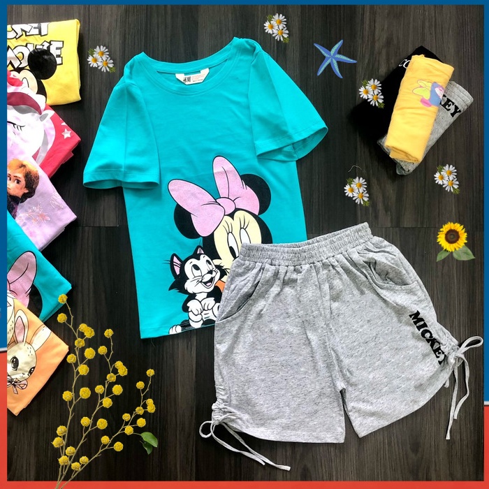 Đồ Bộ Bé Gái Size 15kg-33kg Chất Cotton Co Giãn 4 Chiều Mềm Mại Mát Hút Mồ Hôi.1528