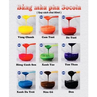 Màu dầu thực phẩm đồng tiến, màu thực phẩm unicorn, màu dầu pha socola unicorn 50g